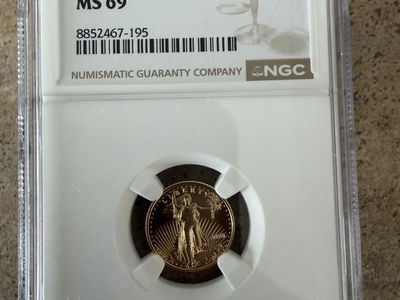 NGC 2026 Eagle G$5 MS 69 Numismatic Guaranty Company Graded Coin