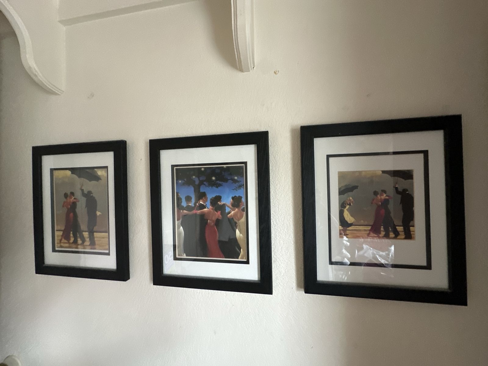 Set of 3 Vettriano Art Frames