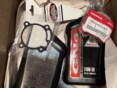 Oil change kit for Honda rebel