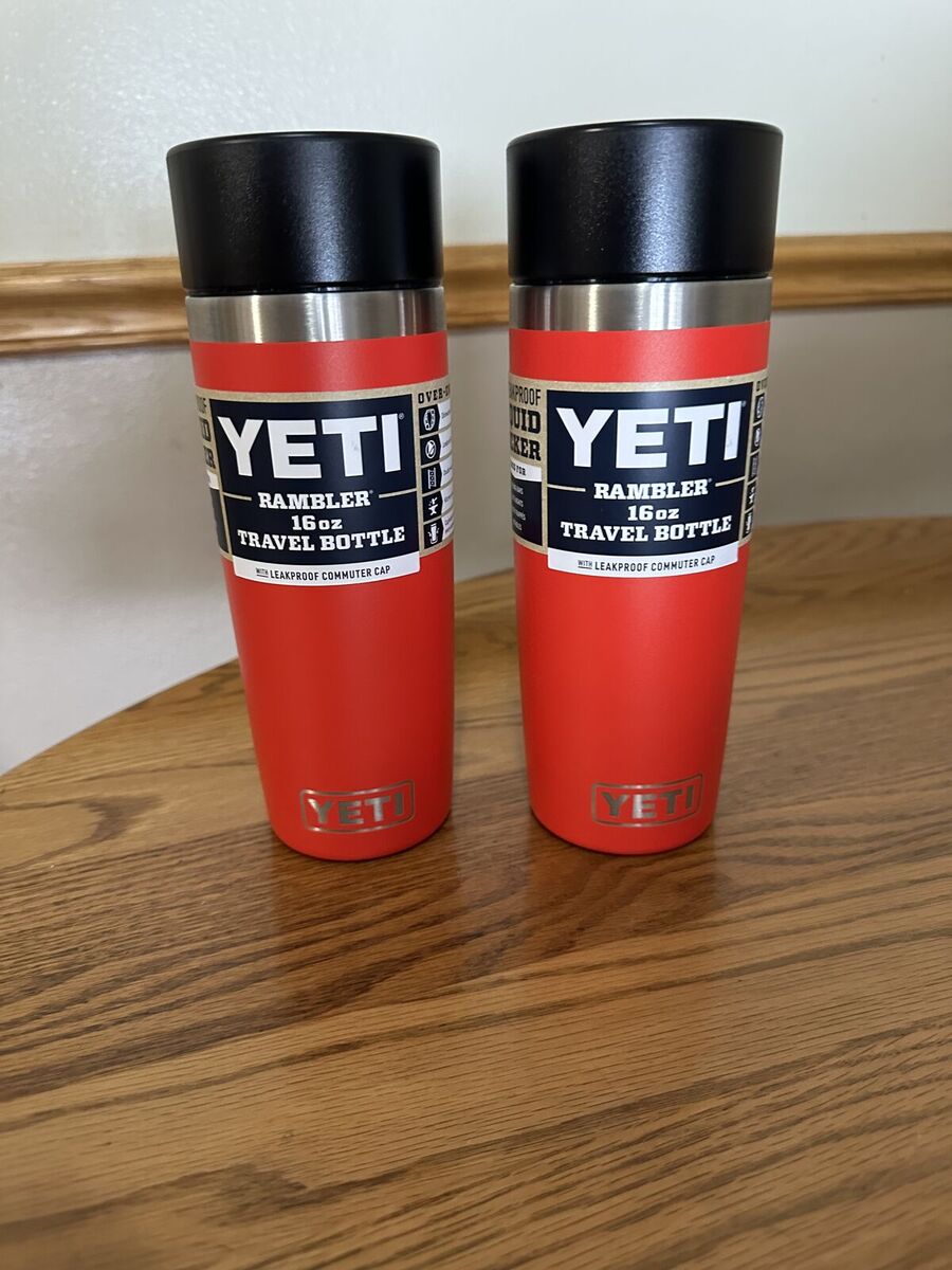 YETI 16 oz. RAMBLER, TRAVEL BOTTLE (QTY 2)