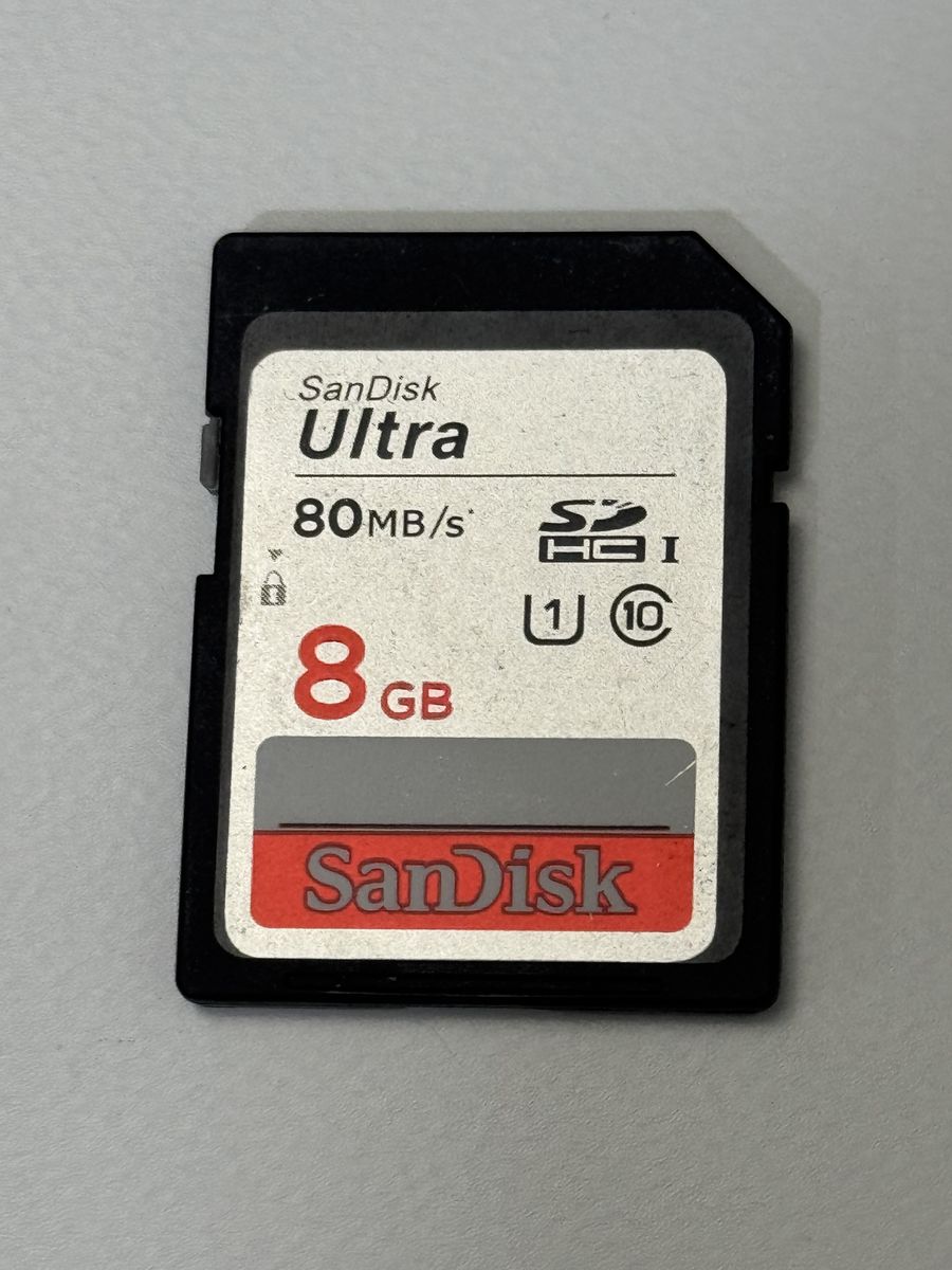 Sd Card Sandisk Ultra 8gb / Tested