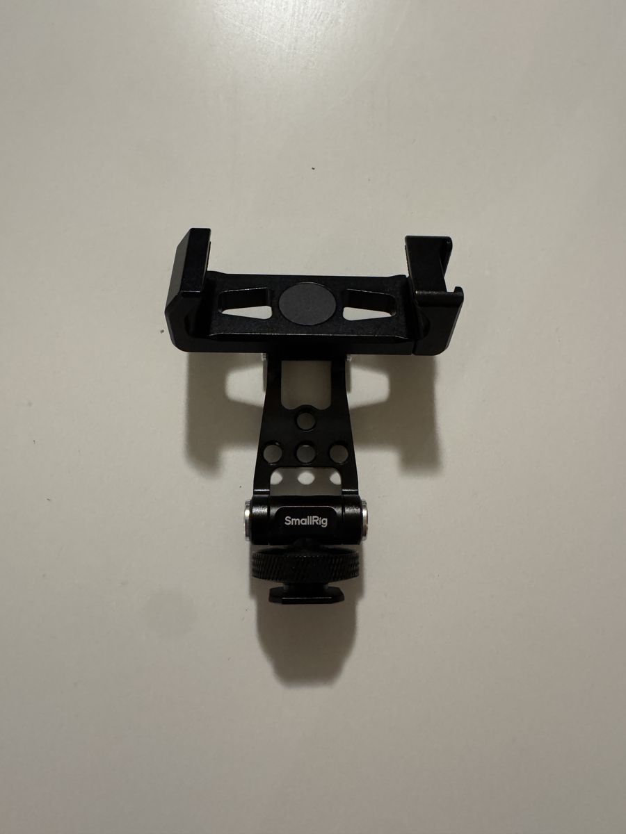 Smallrig hot shoe phone holder