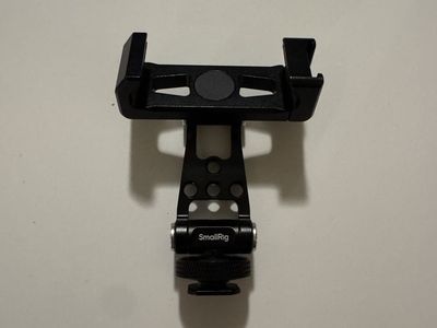 Smallrig hot shoe phone holder