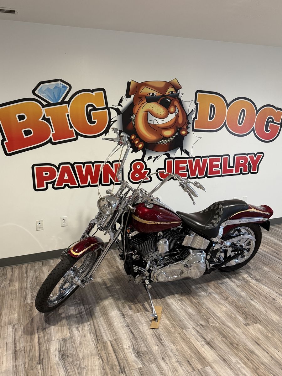 Harley-Davidson 2003 Springer Red/Maroon, Chrome Accents, 100 Anniversary model 11,800 miles