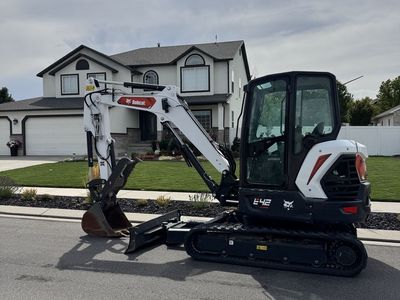 2020 Bobcat E42 Enclosed Cab Mini Excavator - 890 Hours