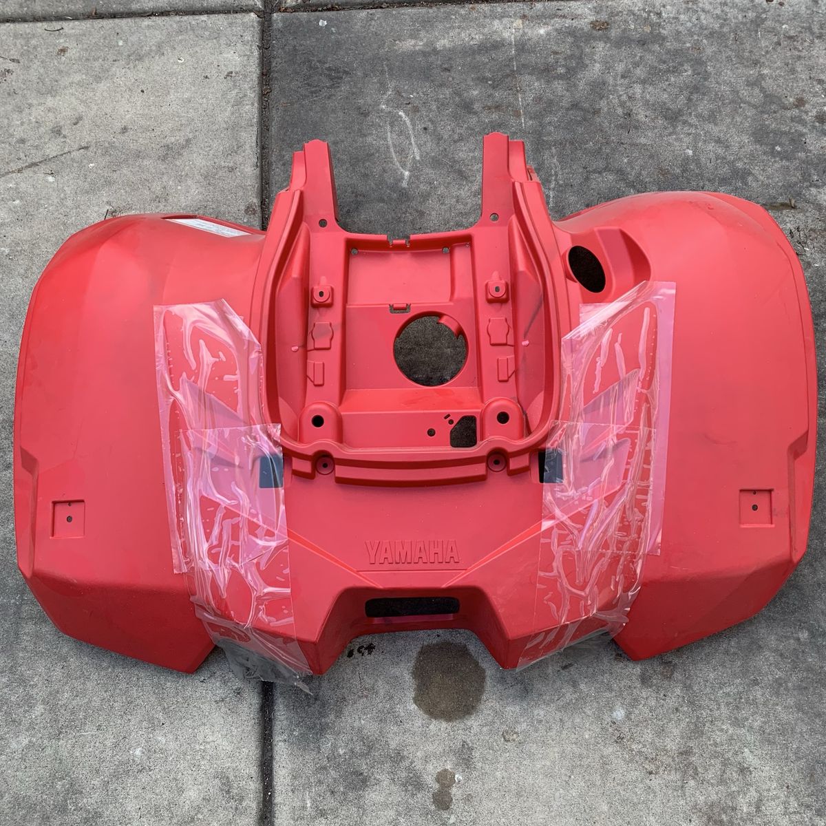 OEM Yamaha ATV Red Front Fender Plastic Body Panel B16-F1611