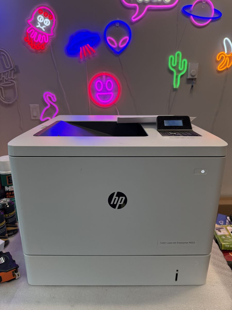 HP Color Laser Jet Enterprise Printer M553 - Read