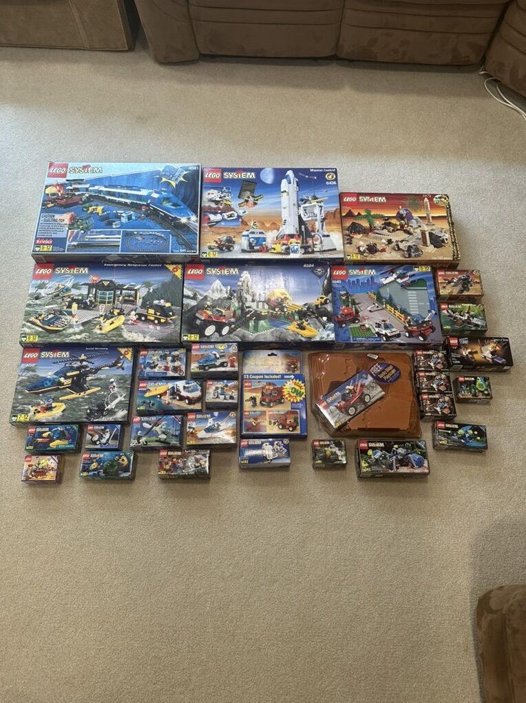 A ton of LEGO system sealed sets! From 1990