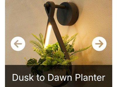 Outdoor Wall Sconce with Planter(NEW)