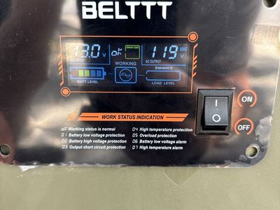Custom Mobile Power Station (2x200Ah Lithium Batteries +2000W inverter)