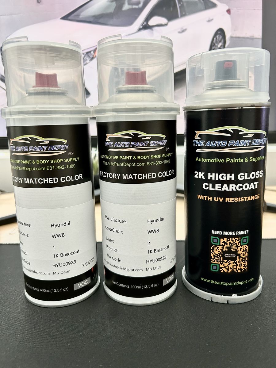 Automotive Paint & 2K High Gloss Clearcoat / ColorCode WW8