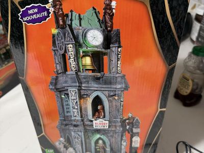 Lemax Spooky Town The Bloody Belfry Lighted Halloween Village Building