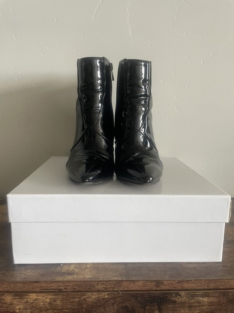 Sigerson Morrison Patent Leather Booties