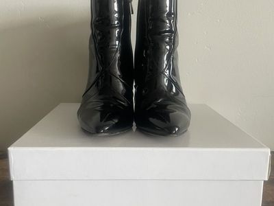 Sigerson Morrison Patent Leather Booties