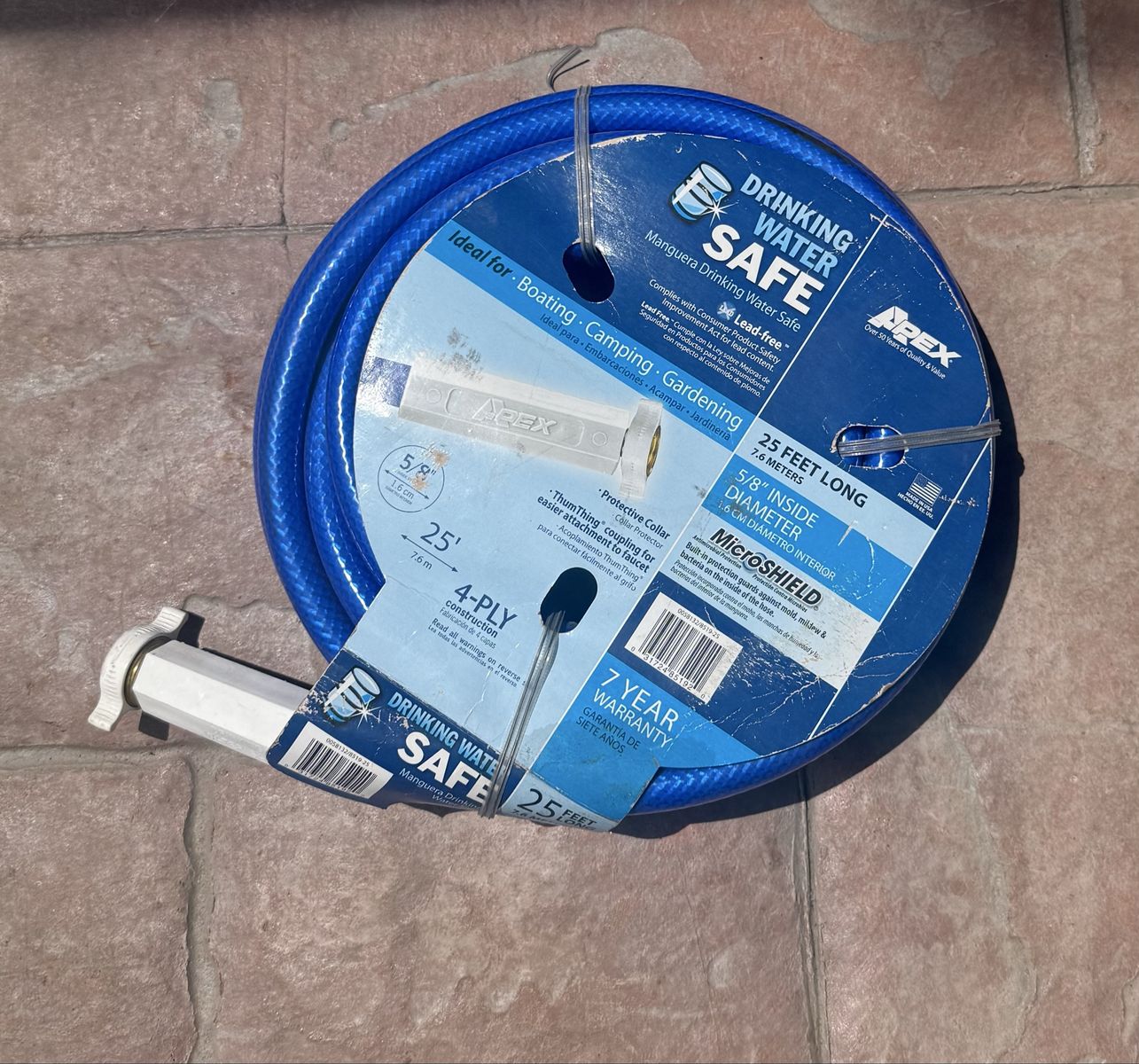 25’ Apex drinking water safe hose for RV