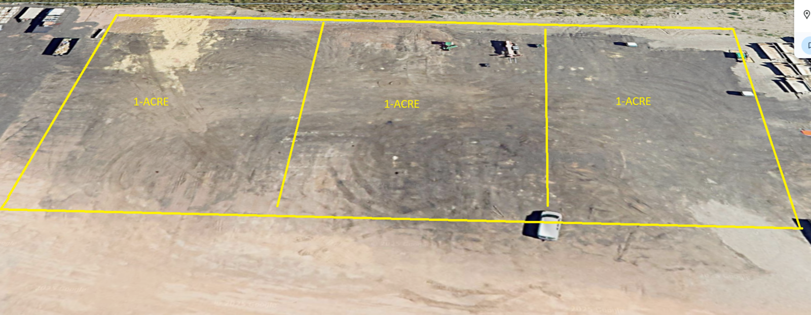 Industrial Laydown Yard/ land for rent- Available 1-3 acres Prime