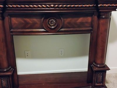 fireplace shelf