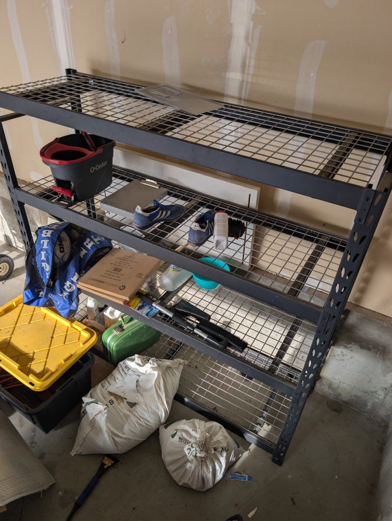 heavy duty metal shelves