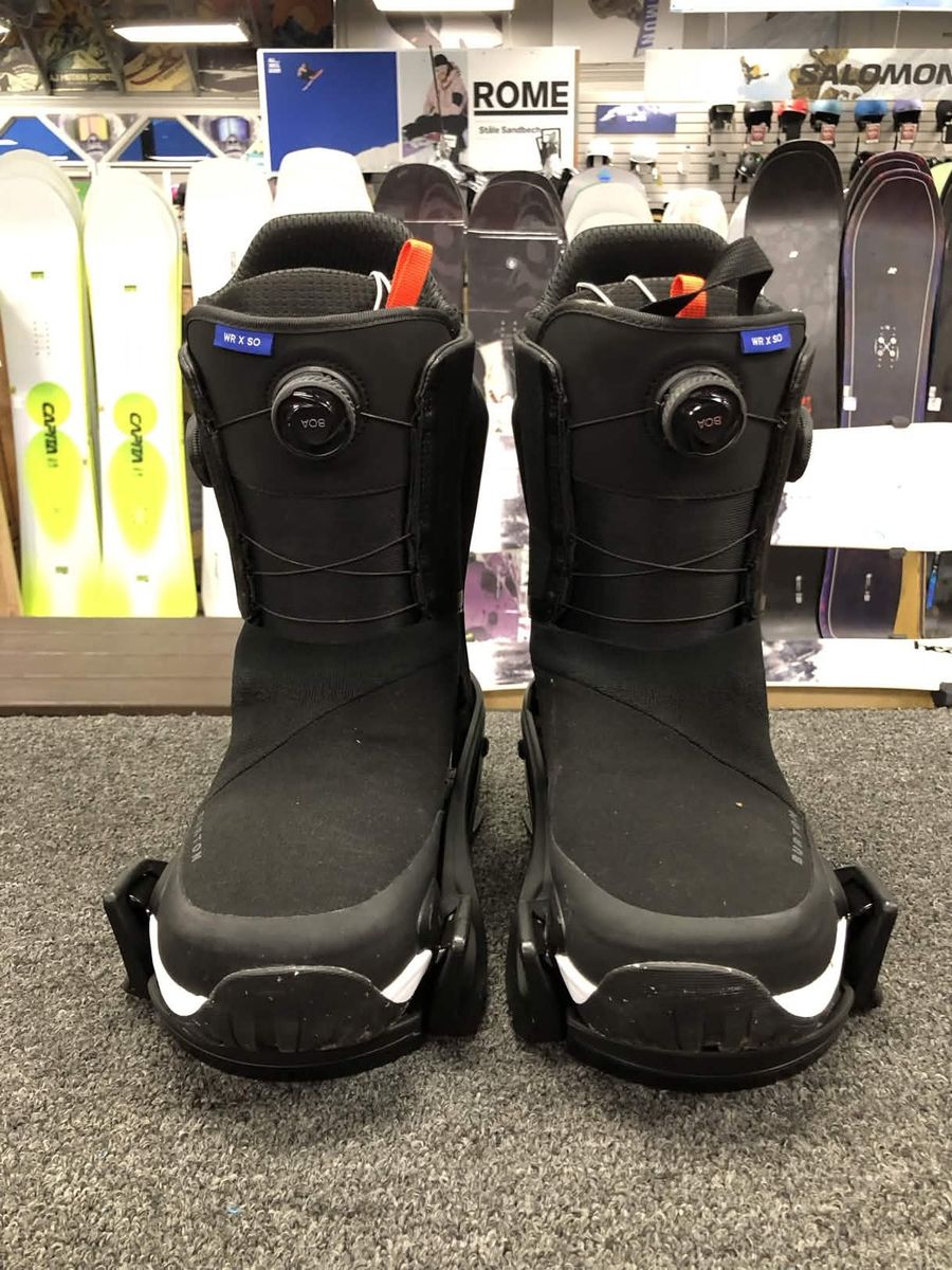 Used Burton Waverange X Step-on Snowboard Boot+Binding Mens 11