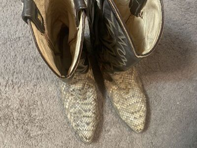 Dan Posts Snake Boots
