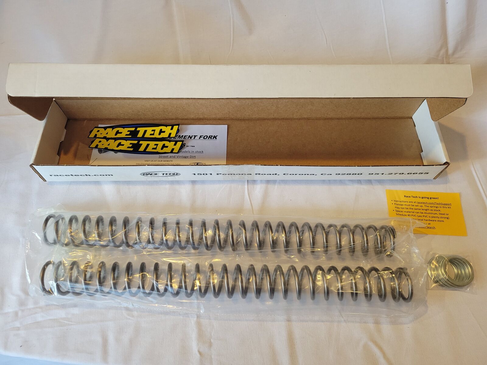 Race Tech Fork Springs for Honda/Kawasaki/Suzuki