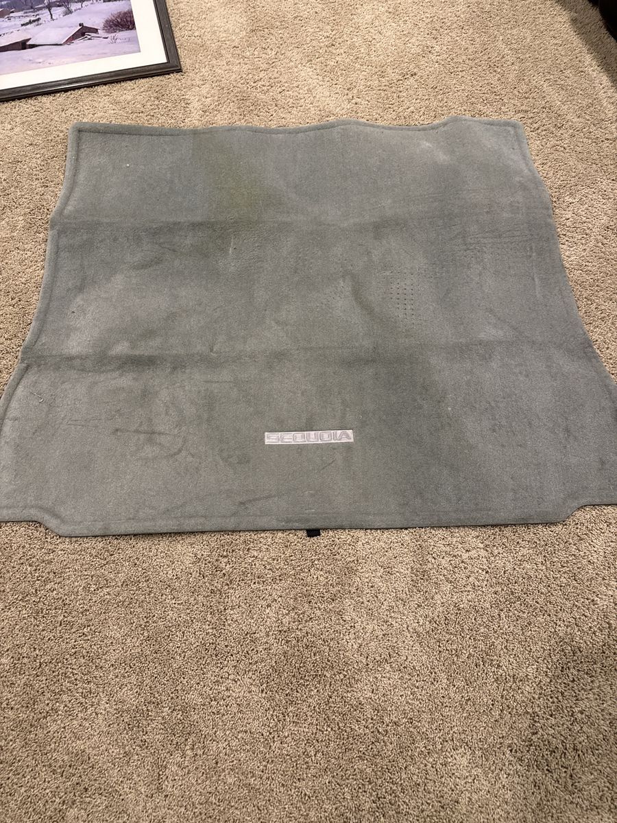 Free sequoia back floor mat