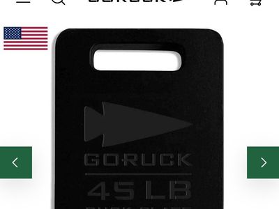 GO RUCK Vest Plates 20lb, 30lb, 45lb