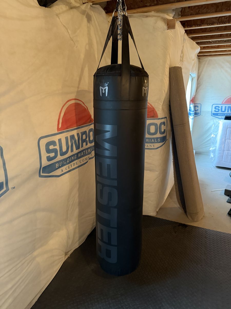 Meister 100lb bag with wall mount