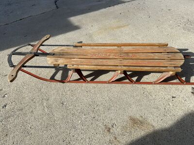 Vintage Royal Racer Metal Rail Sled