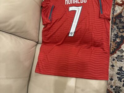 Ronaldo #7 PortuGal Home Soccer Jersey L&XL
