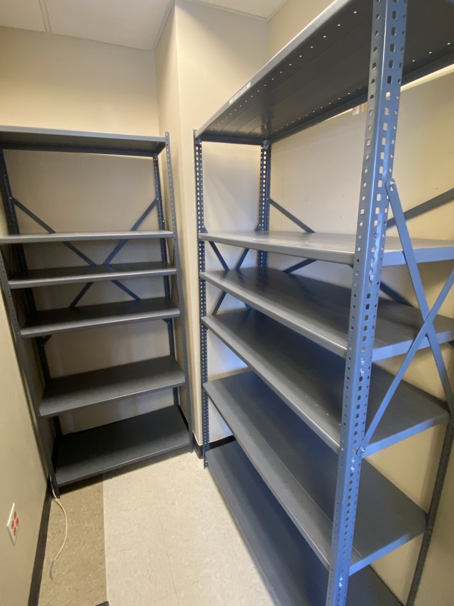 Heavy-Duty Metal Storage Shelving Units - Adjustable 6-Shelf Industrial Garage Organization