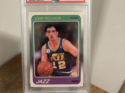John Stockton Rookie PSA 9