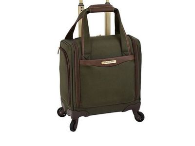 London Fog Oakwood 15-in. 4-Wheel Under Seat Bag, Olive Green. BRAND NEW!!