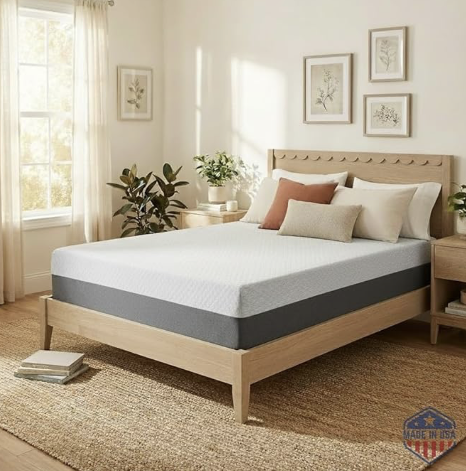 NEW Celestial Sleep 10 Inch Full Mattress, Made in The USA Gel Cooling Mattress Memory Foam