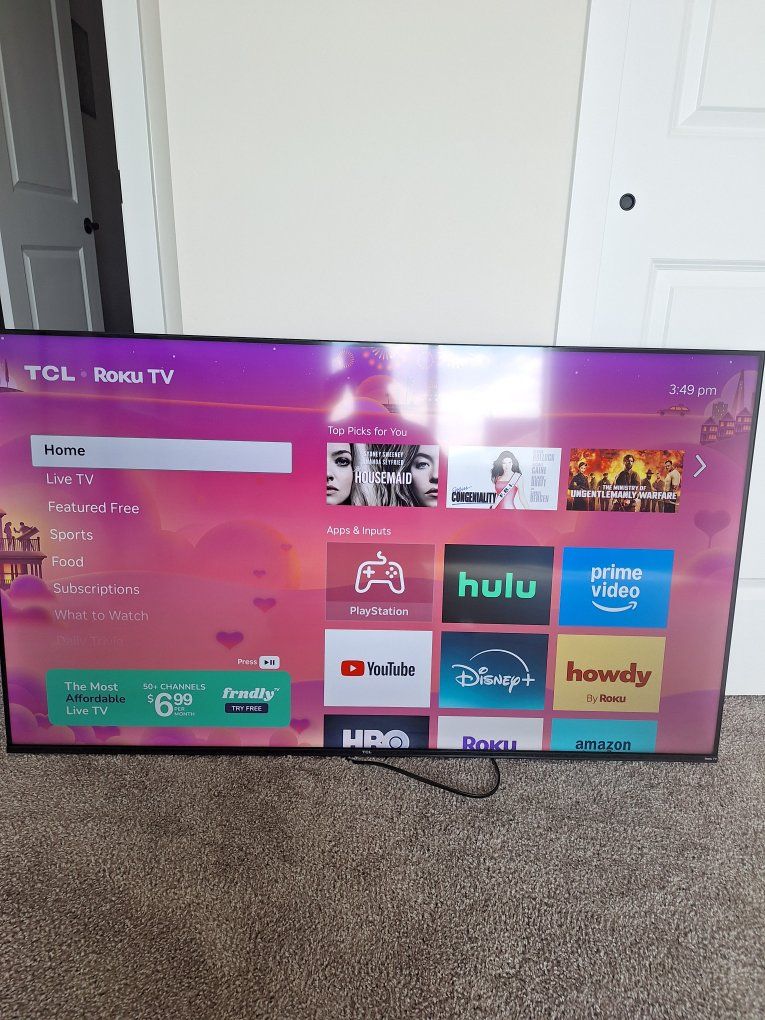 TCL 55S451 55" 4K UHD HDR LED Smart Roku TV with Voice Remote