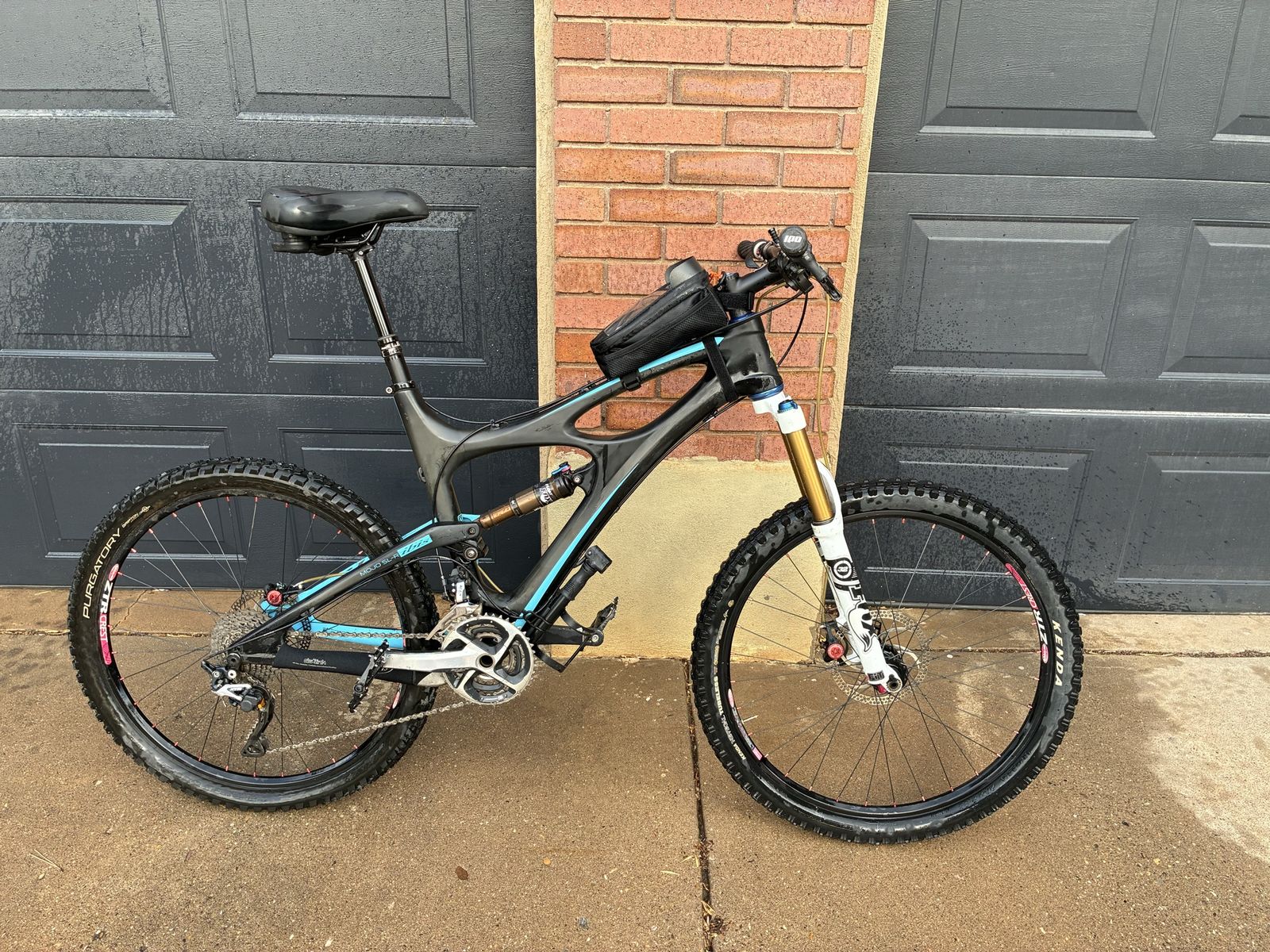 Ibis Mojo SL-R Carbon Full Suspension Mountain Bike – Large – High-End Build