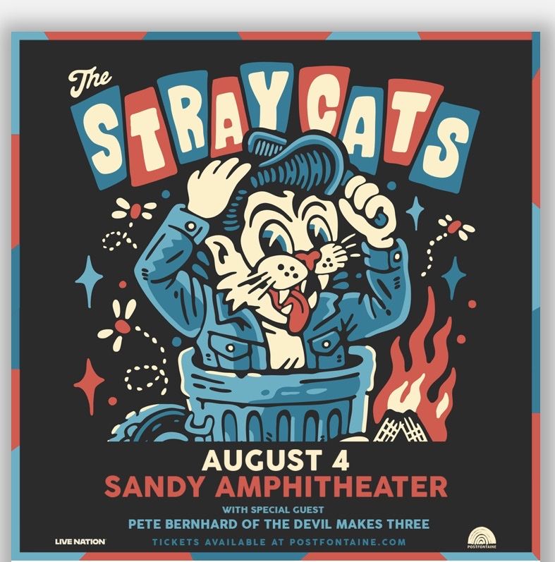 The Stray Cats Concert - Sandy Amphitheater August 4
