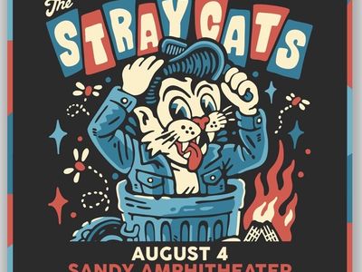 The Stray Cats Concert - Sandy Amphitheater August 4