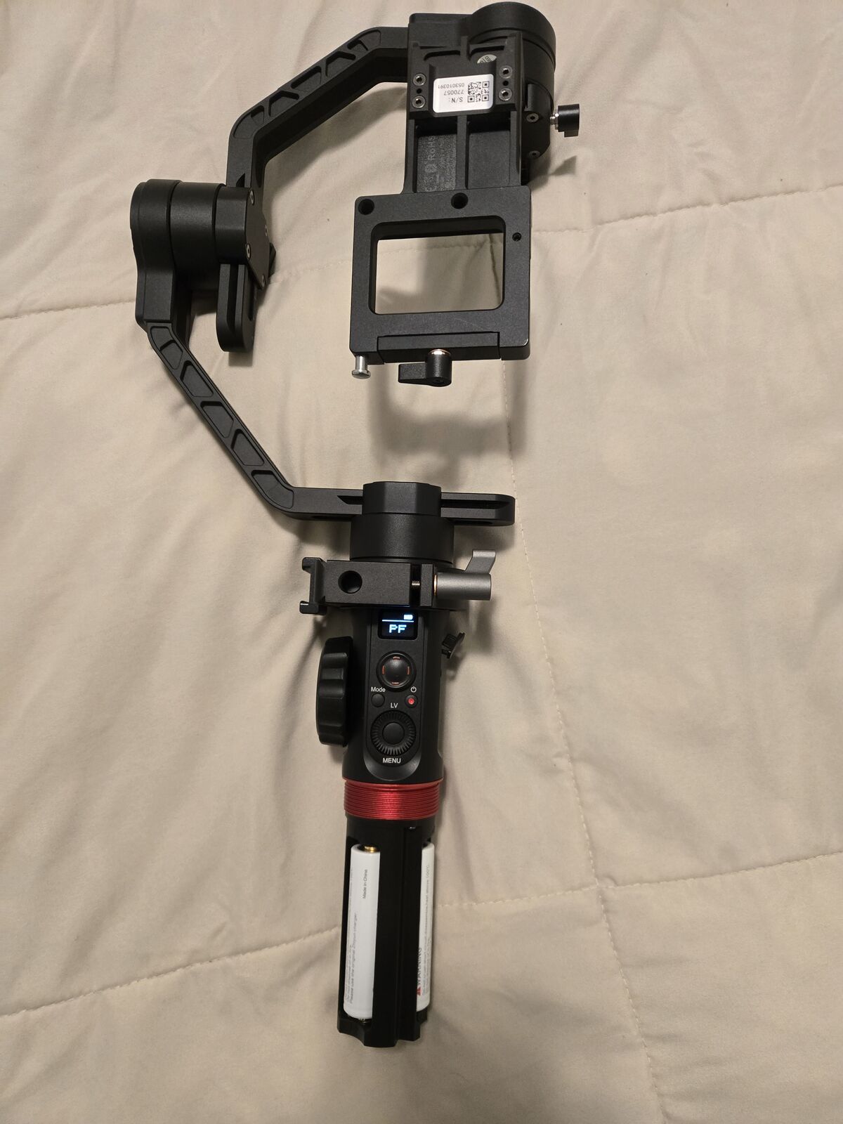 Hardly Used - Zhiyun Crane M2 Gimball with tripod, arca rail adapter, batteries and charger
