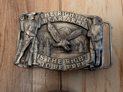 THE RIGHT TO BEAR ARMS - Belt Buckle