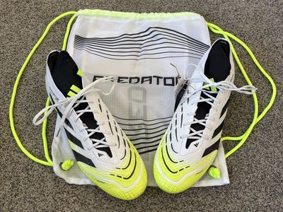 adidas Predator Elite Foldover Tongue AG Radiant Blaze Pack Size 11.5 JS0945 Soccer Cleats