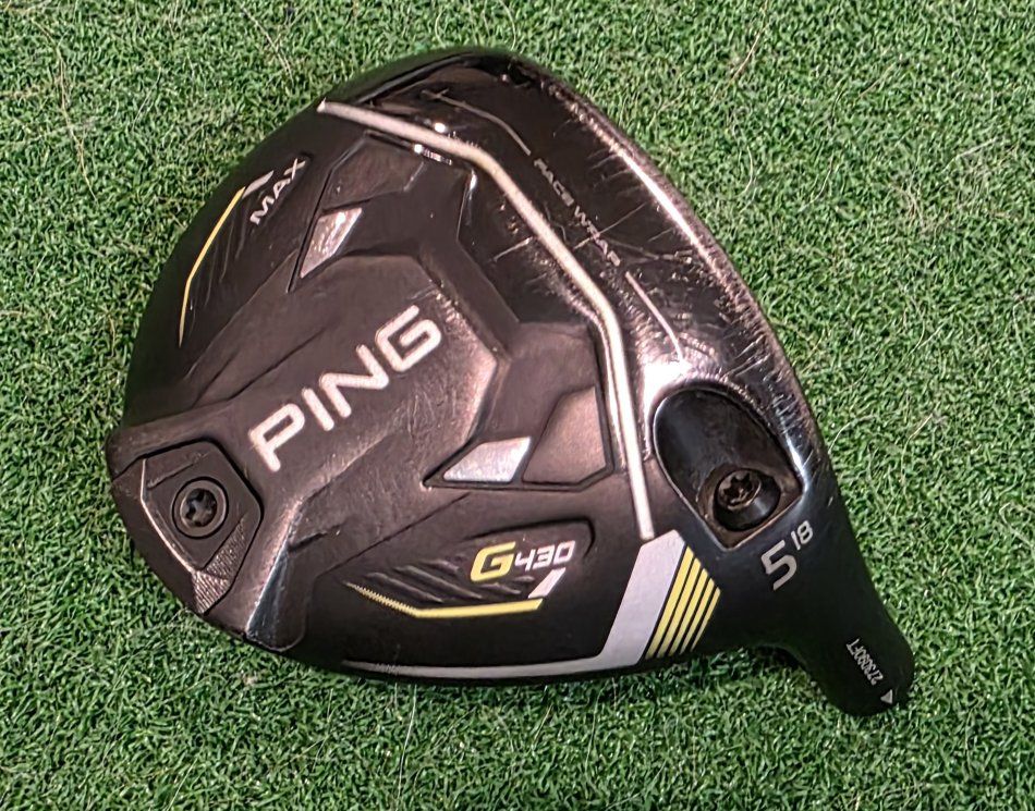 Ping G430 Max 5-Wood Golf Club Head - 18 Degree Loft - Right Handed - No Shaft