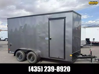 2026 American Hauler 7X14 7K Arrow Deluxe Enclosed Cargo Trailer with Phantom Trim