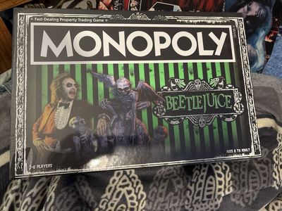 Monopoly Beetlejuice Board Game - Collector's Edition with 6 Tokens
