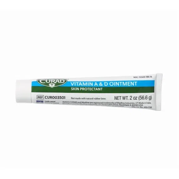 CURAD Vitamin A & D Skin Protectant Ointment 2 oz - Brand New