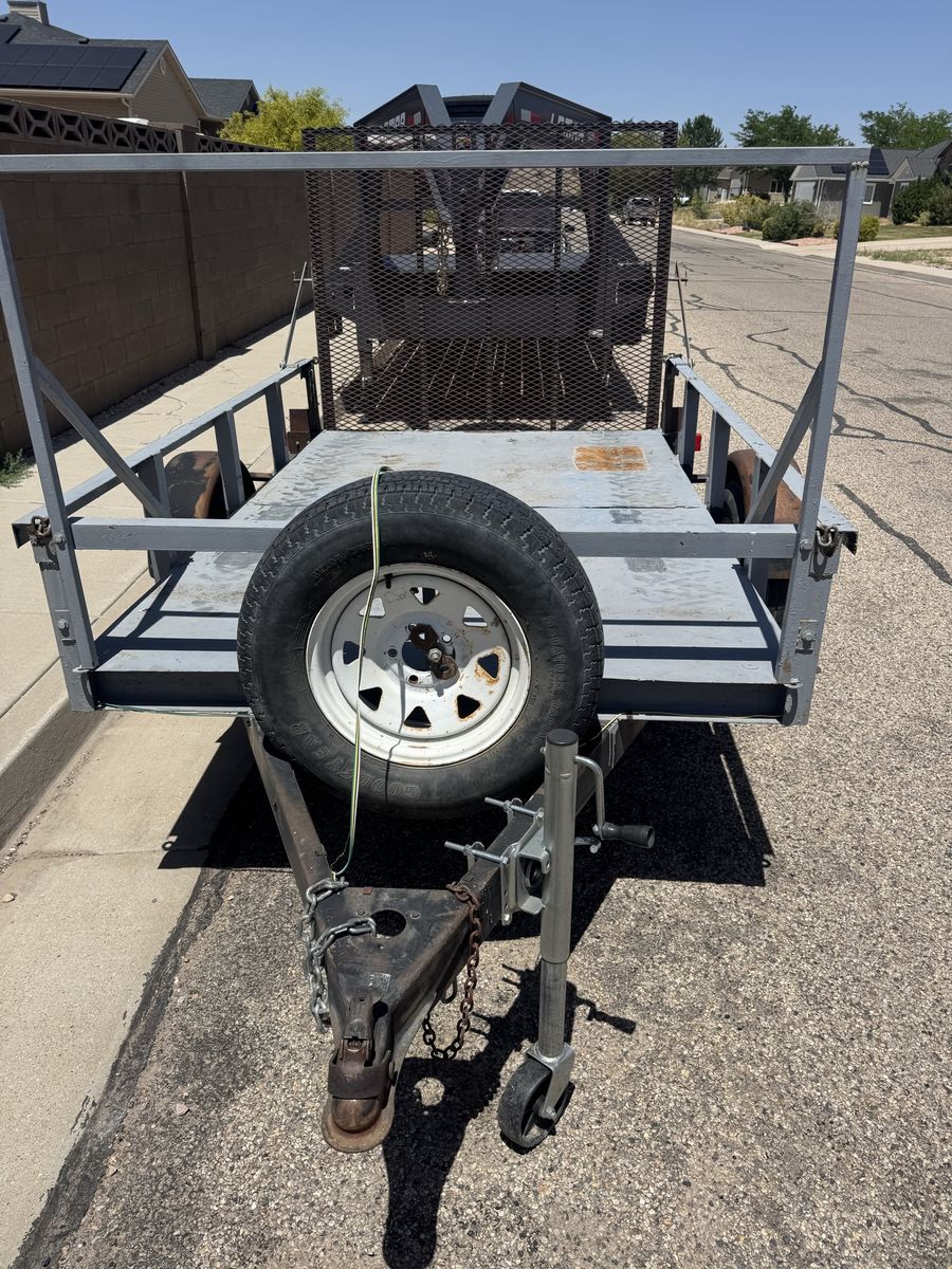 Utility Trailer with Spare Tire - Used