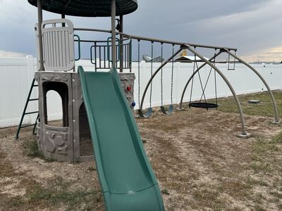 Lifetime Adventure Tower with Spider Swing .