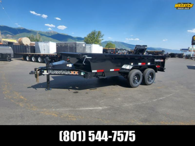2026 RawMaxx 7X14 GDX 24 1/4" Side Dump Trailer