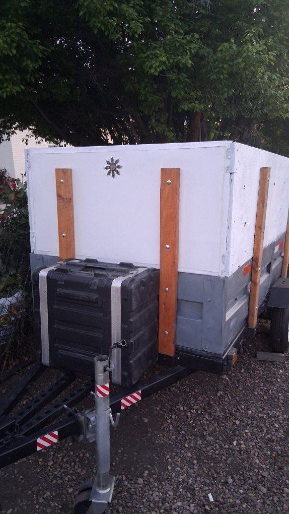 8×4 utility single axel trailer