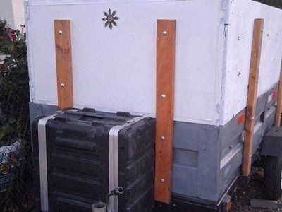 8×4 utility single axel trailer